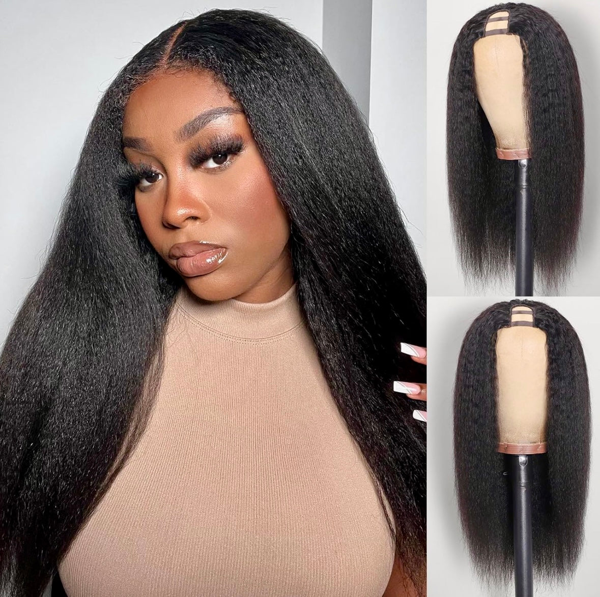 Yaki Straight U-Part Wig