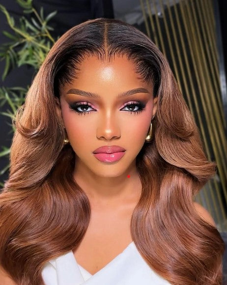 Lagos hairline wig bodywave widos peak wig virgin human hair straight 150%